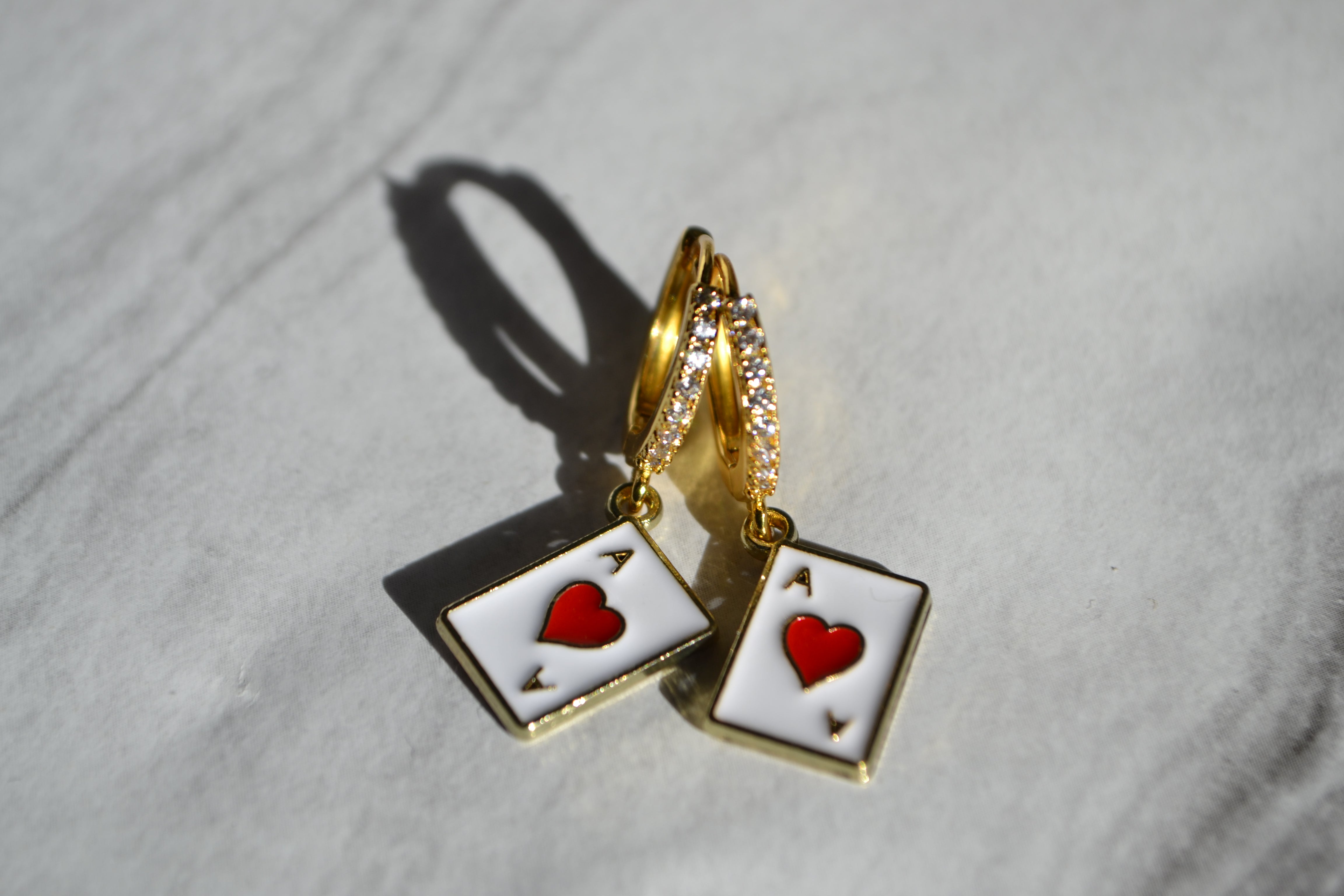 ace of hearts earrings